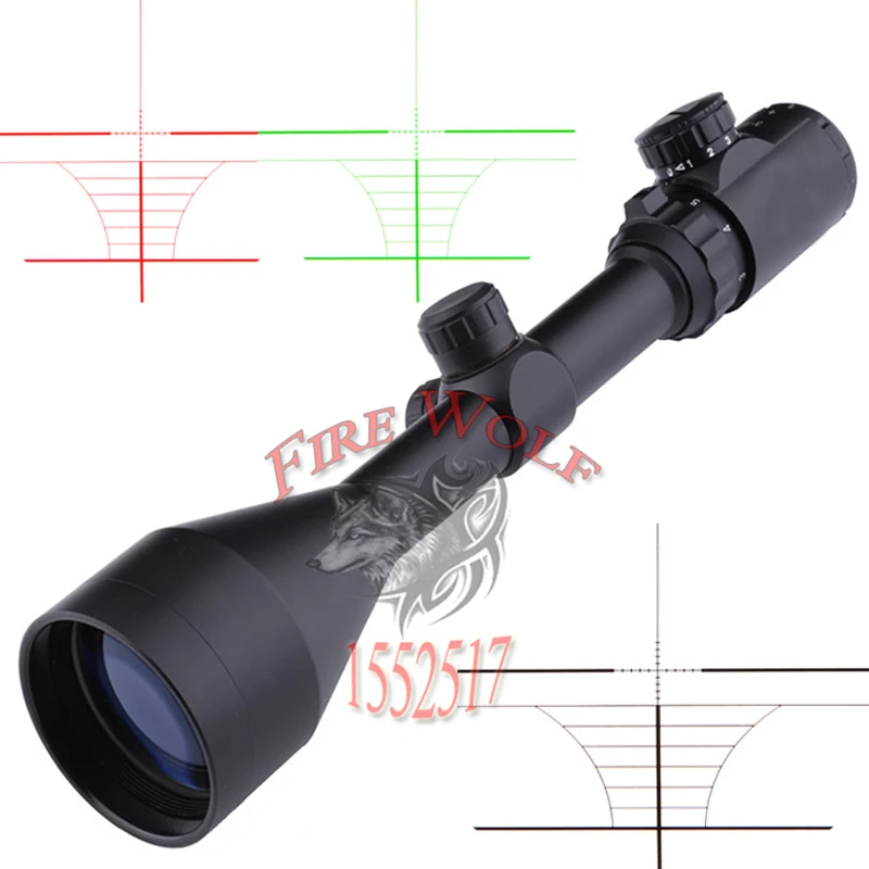 

Hunting Scope 3-9X50 Red Green Dot Sight Scope Illuminated Telescopic Scope Tactical hunting sight sight