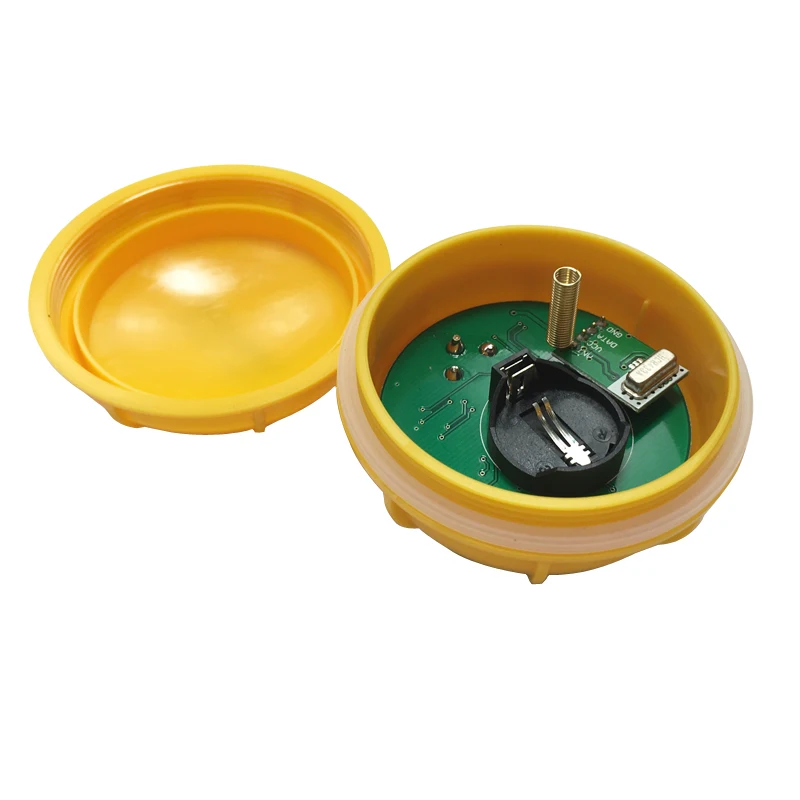 جديد اللاسلكية المحمولة صياد السمك عمق 125 kHz سونار مسبار إنذار محول تحت الماء الصيد قارب Fishfinder دغة إنذار