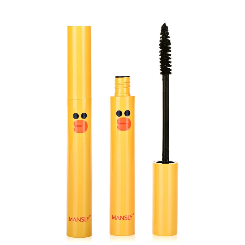 MANSLY Brand Makeup Black 3D Fiber Lashes Mascara Lengthening Thick