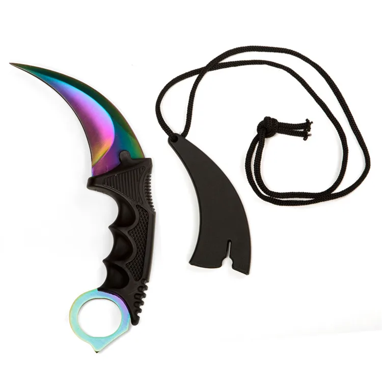 Нож Karambit CS GO, контр страйк, hawkbill, тактический коготь, karambit, нож для шеи, боевой бой, лагерь, для самообороны, для походов