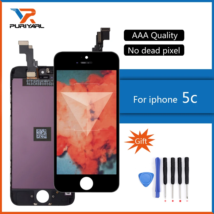 

Youda Best A+++ Quality Ecan LCD For iPhone 5C Display With Touch Screen Digitizer For iPhone 5C Screen Assembly
