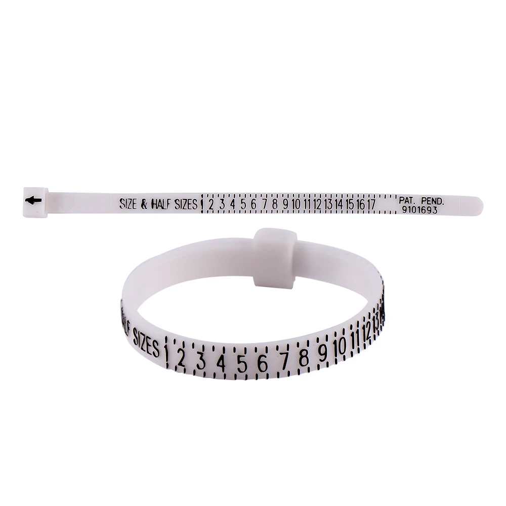 Anillo de dedo de la aleacion del cinc sizer gauge tamano joyero acerca too F6D3