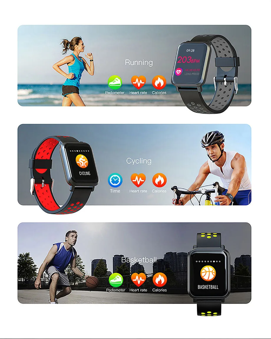 COLMI Smart Watch Men Tempered glass Fitness Tracker Blood pressure IP68 Waterproof Activity Tracker Women Smartwatch 13