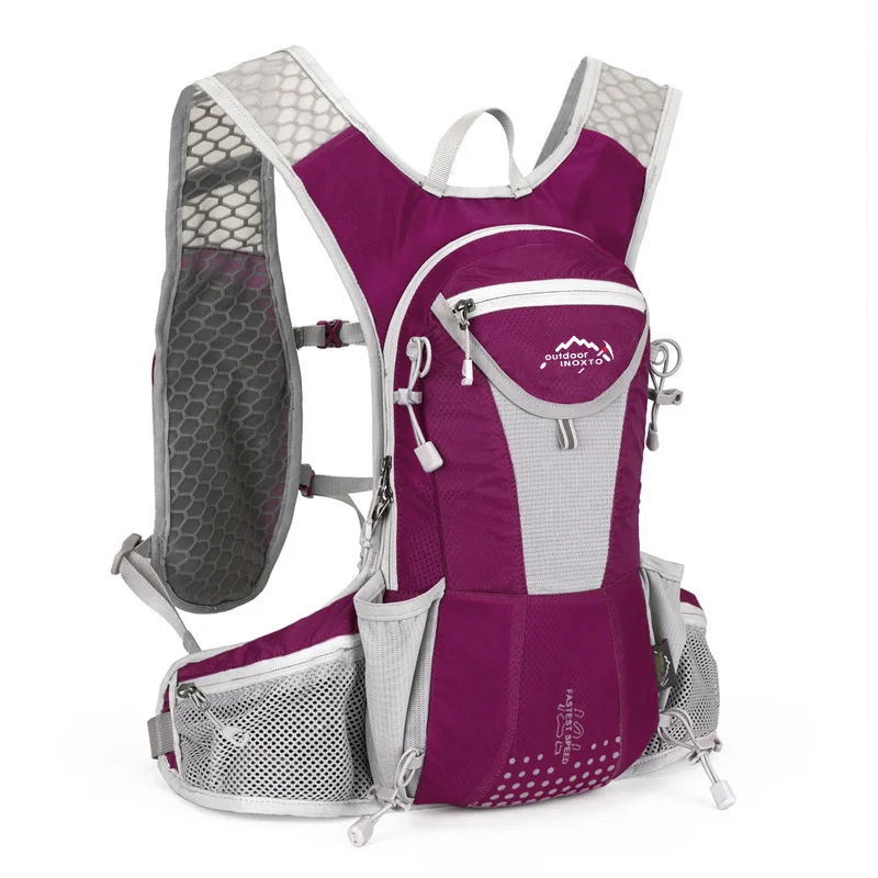 Гидратационная сумка MTB велосипедная сумка для активного отдыха для альпинизма, пешего туризма, дышащий рюкзак для велоспорта, сумка для горной езды - Цвет: pruple