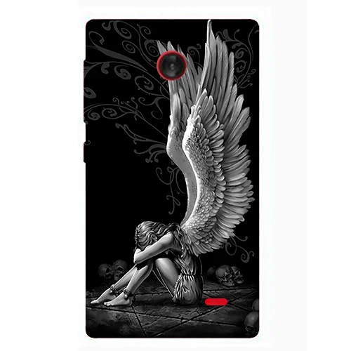 Оригинальный чехол для Nokia X с двумя SIM картами модель A110 жесткий пластиковый
