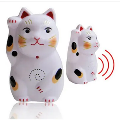

Lucky Cat gsm alarm Welcome Infrared Doorbell Cartoon Gift Doorbell Welcome Sensor alarm system