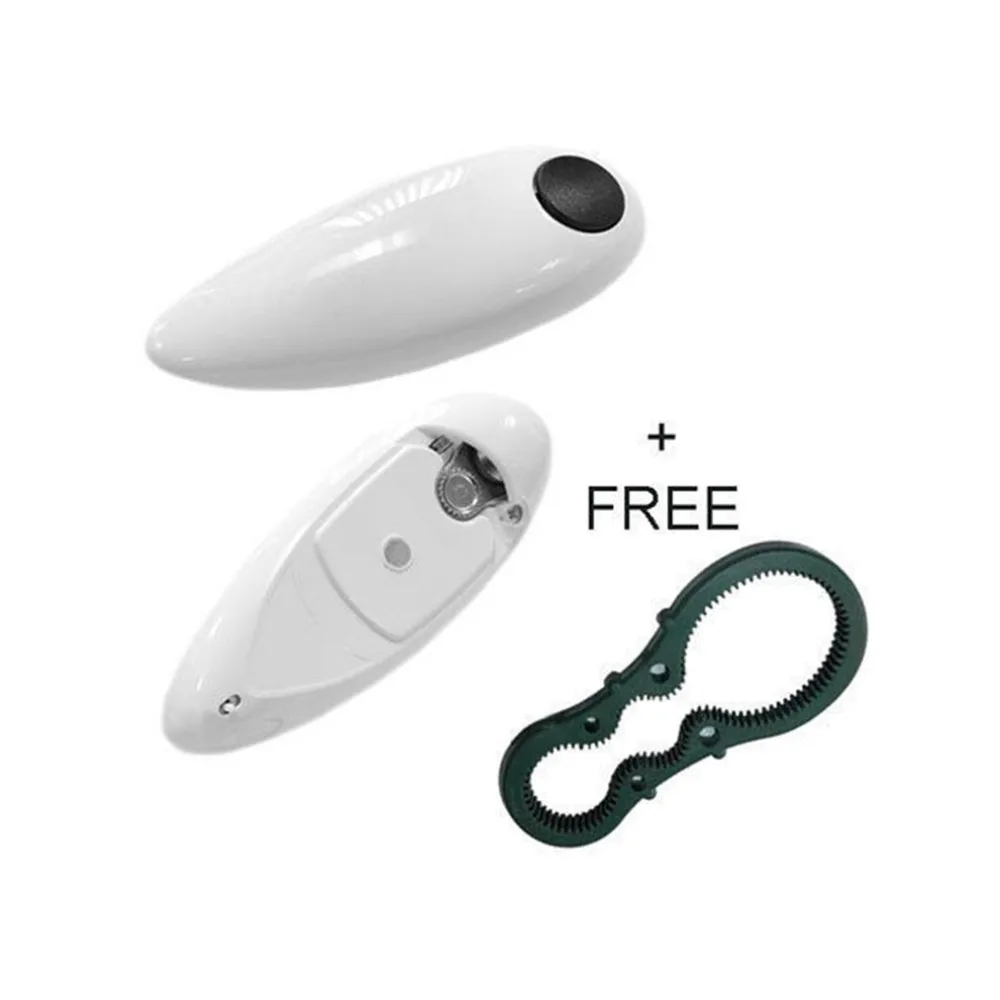 Automatic Jar Opener - Mini One Touch Automatic Electric Can Tin Jar Opener - - gadget Automatic Jar Opener - Mini One Touch Automatic Electric Can Tin Jar Opener - - gadget