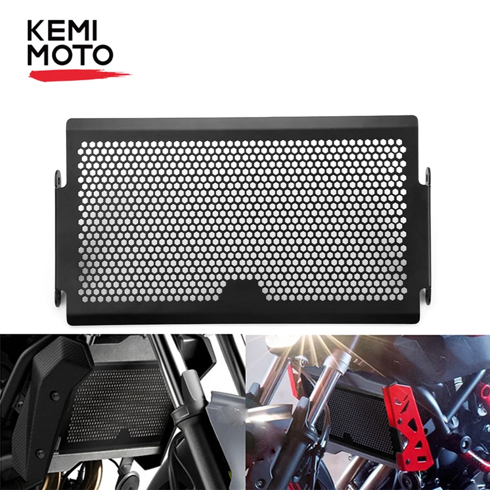 

KEMiMOTO For YAMAHA MT07 FZ07 FZ-07 MT-07 2014-2018 Radiator Protective Cover Guards Radiator Grille Cover Protecter