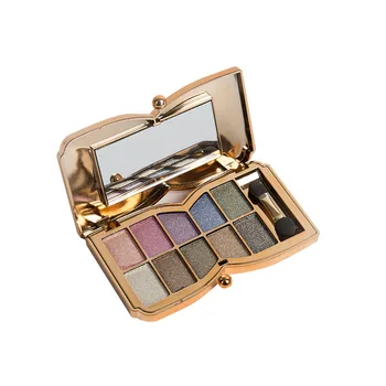 

10 Colors Pro Diamond Shining Gold Eye Shadow Powder Makeup Mineral Eyeshadow Cosmetic Beauty Foundation Blusher MH88