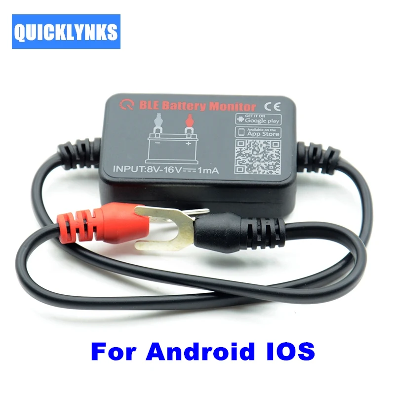 QUICKLYNKS автомобильный Аккумуляторный монитор BM2 Bluetooth 4 0 устройство все автомобили