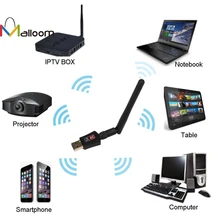 Malloom Новое поступление Беспроводной WiFi антенна Bluetooth адаптер 600 Мбит Dual Band 2,4/5 ГГц Беспроводной USB Wi-Fi сетевой адаптер