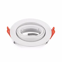 2 шт. Embeded GU10/MR16 Точечный светильник рамка светодиодный круглый алюминиевый светодиодный точечный потолочный светильник