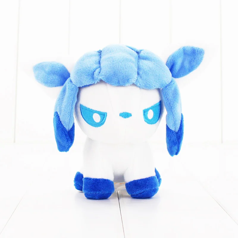 Красный " 14 см 10 стилей Mew Umbreon Eevee Espeon Jolteon vaporion Flareon Glaceon Leafeon Sylveon игрушки в виде животных с плюшевой набивкой Q версия игрушки - Цвет: Красный