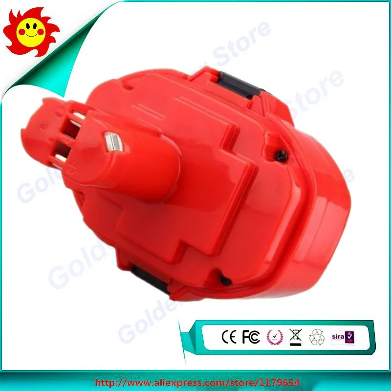 Перезаряжаемые Мощность инструмент Батарея для MAKITA 18 V 2.5Ah/2500 мА/ч, металл-гидридных или никель красный 1822 1823 1835 192827-3 192829-9 PA18