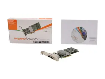 

RaidStorage Avago LSI MegaRAID SAS 9285-8e SGL LSI00284 New 8 port 1GB Cache RAID0.1.5.6 SFF8088 6Gb PCI-E 2.0X8 Controller Card