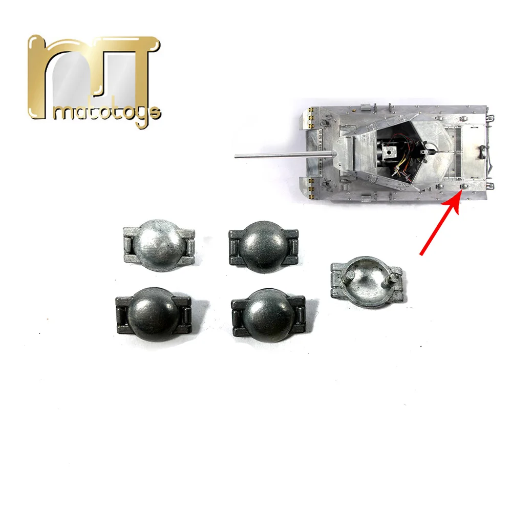 

1:16 Upper Hull Fuel and Water Metal caps for MATO 1210 All Complete Metal M10 Tank Destroyer RC tank