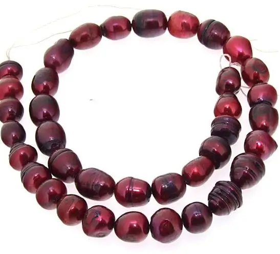 Unique Pearls jewellery Store Red Rice Freshwater Pearl Cultured 7-9mm Loose Beads LC3-0139 | Украшения и аксессуары