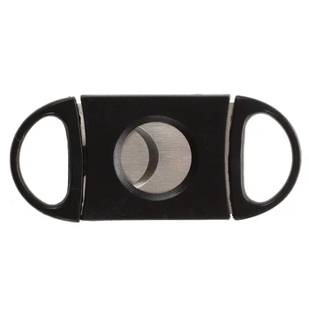 

New Oval-Shaped Cigar Cutter, Double Cut Blade