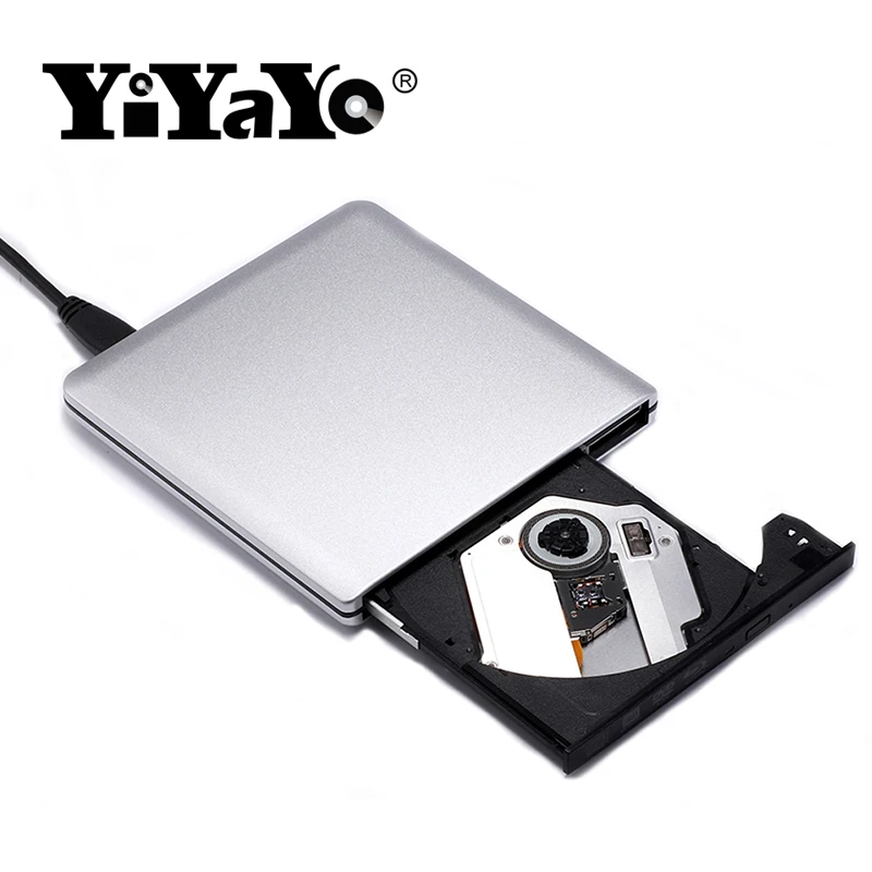 YiYaYo Blu-Ray плеер Внешний USB3.0 DVD/BD-RW горелки CD/DVD/BD-ROM портативный тонкий для ноутбука, воспроизведение 3D фильма+ сумка для привода