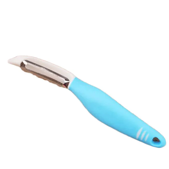 2 pcs Dolphin Bending Pace Creative Stainless Steel Kitchen Small Peeler Cutter Fruit Melon Planer Grater Kitchen Gadgets