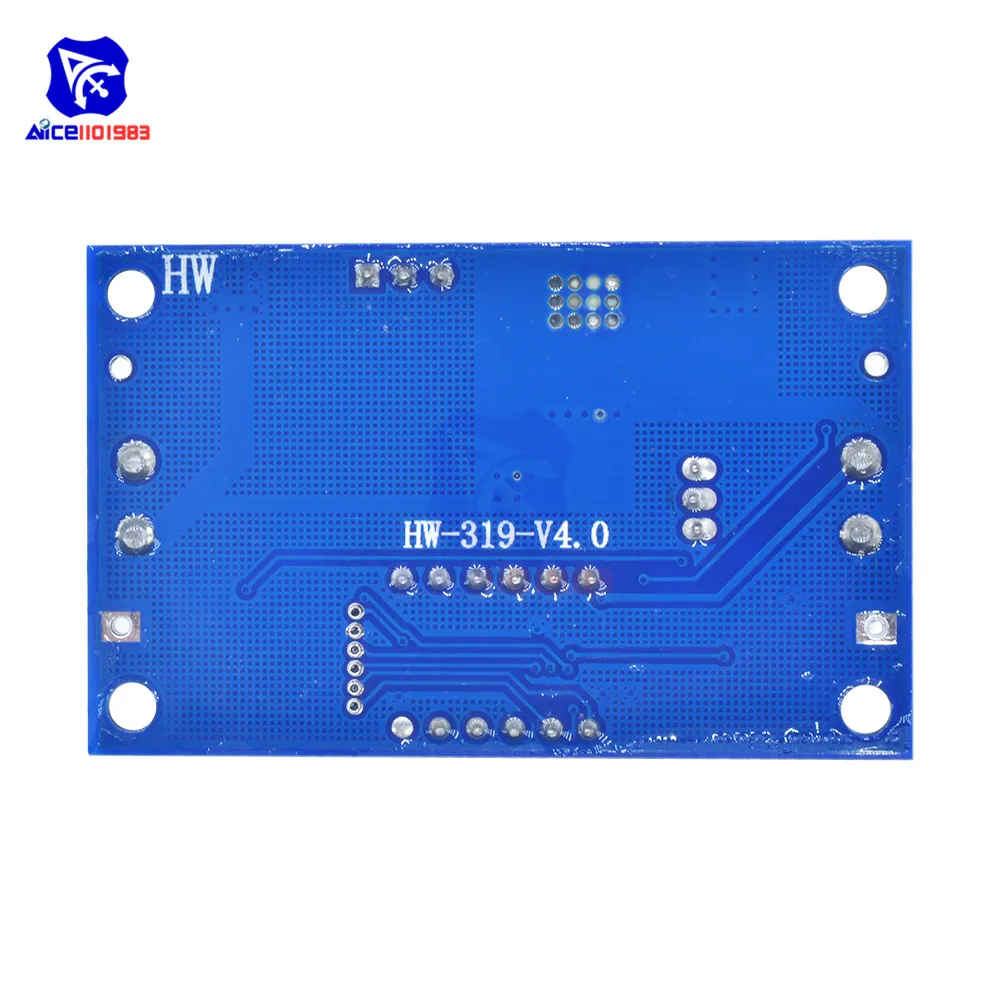 LM2596 светодиодный цифровой вольтметр постоянного тока 4,0-40 В до 1,25-37 в регулируемая плата понижающий модуль преобразователя питания