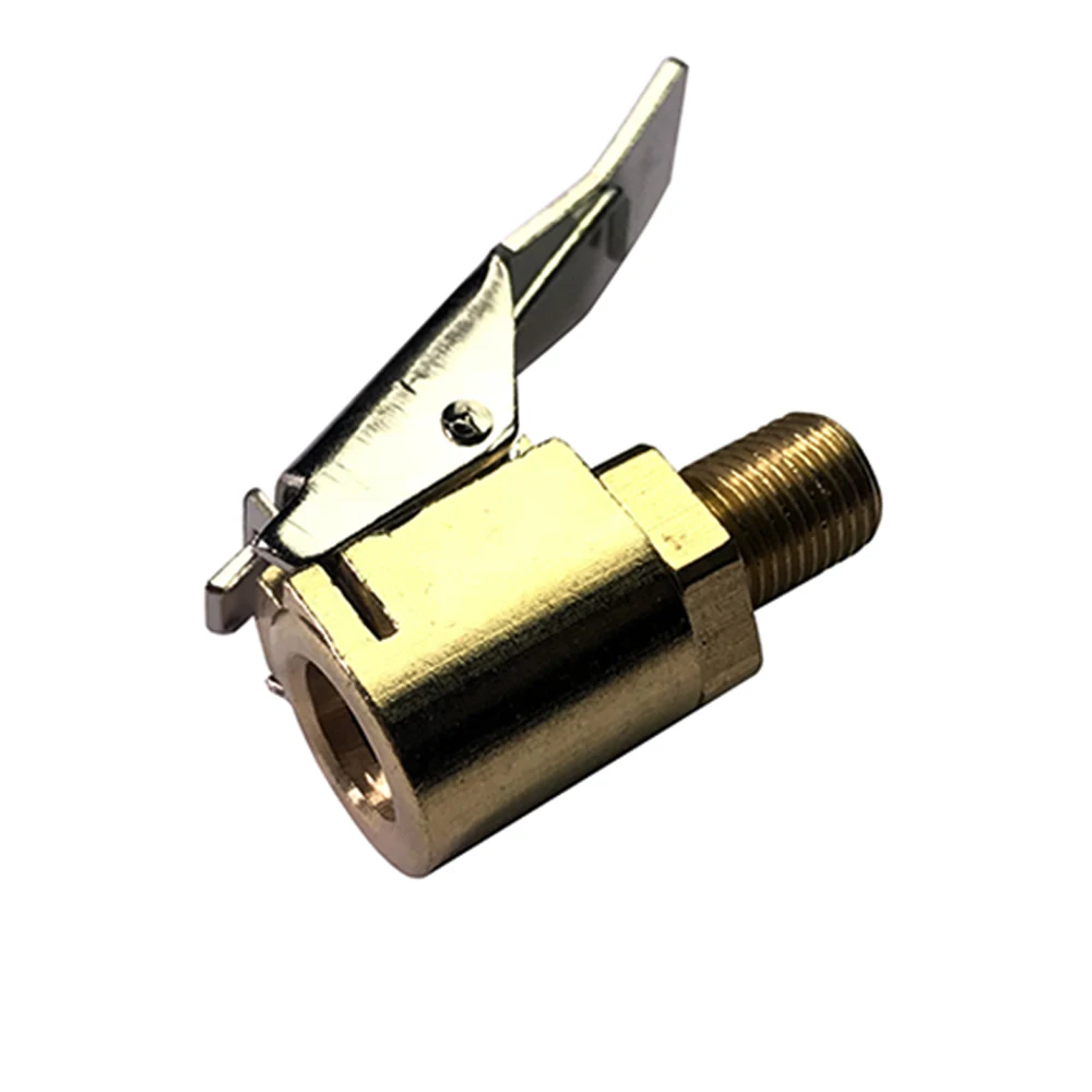JEAZEA 1PC Car Auto Brass 8mm Tyre Wheel Tire Air Chuck Inflator Pump