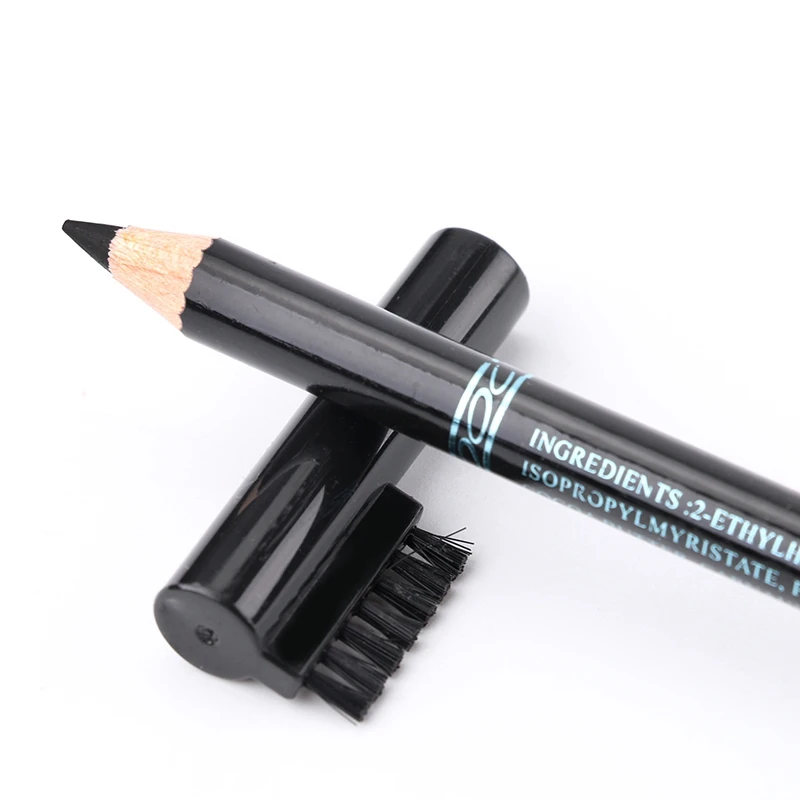 MENOW Eye Cosmetic Combination 3 Color Eyebrow Powder Box And 1pcs Eyebrow Pencil With Eyebrow Comb Sweat Is Not Blooming 5303