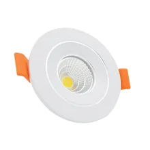 Светодиодный потолочный светильник, точечный светильник, встраиваемый светильник, 3 Вт, COB лампа, Затемняющая, с вырезами, 38-70 мм, для дома, дисплея, офиса, с трансформатором