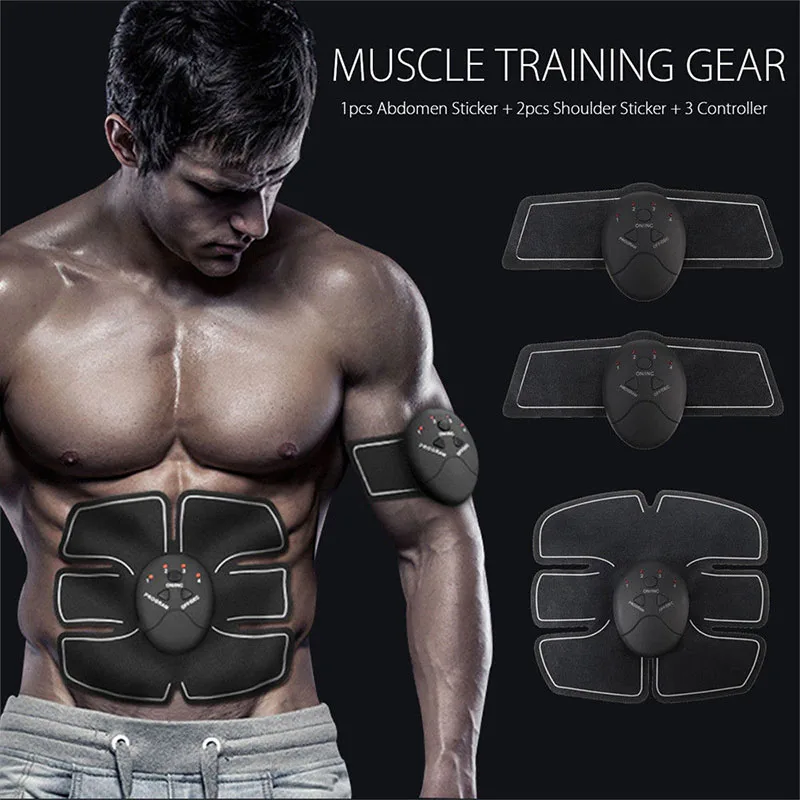 Smart Abdominal Muscle Training Stimulator Device Wireless EMS Belt Gym Professional Body Slimming Massager Home Fitness Gear