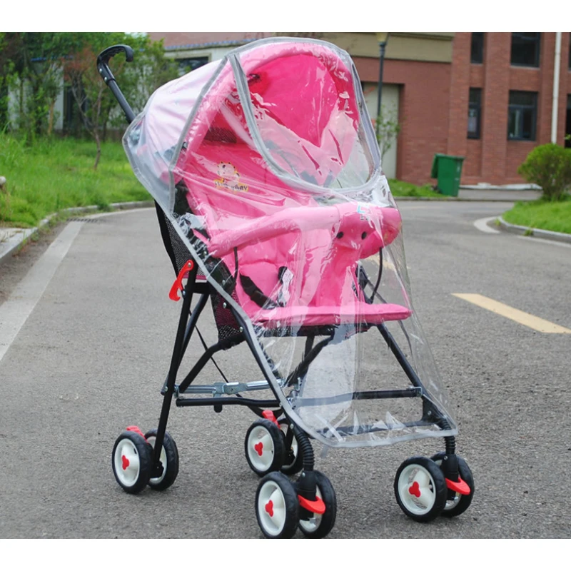 Детские дождевики универсальные коляски Аксессуары для колясок на молнии Открытый Ветер Защита от пыли коляски водонепроницаемый