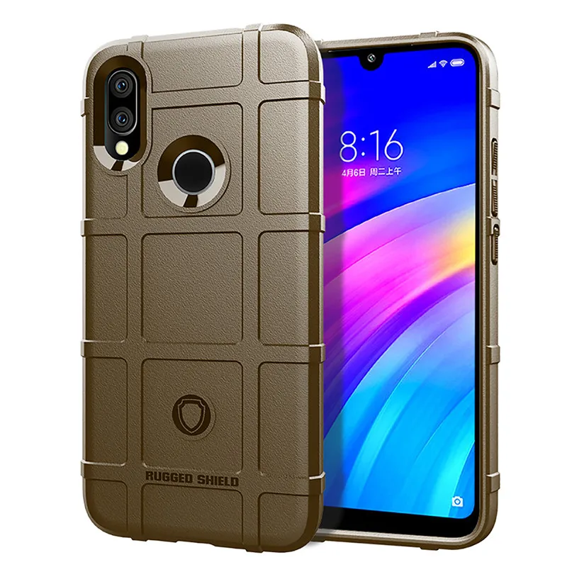Прочный защитный силиконовый чехол для Xiaomi Redmi Note 7 6 5 Pro Plus 6A чехол|Чехлы-накладки|