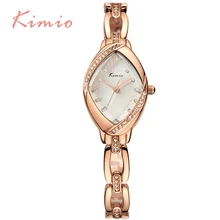 KIMIO Losange Cristal Diamant Dames Montre À Quartz Élégant Squelette Bracelet Femmes Montres Clair Texture Cadran Femelle relogio 2016