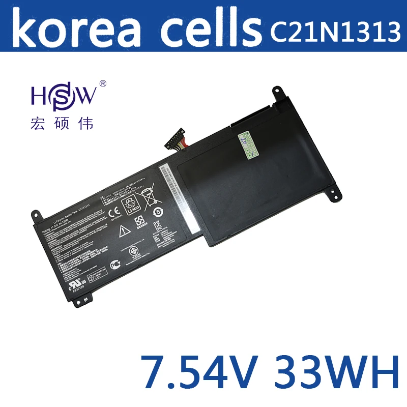 

New Original Genuine C21N1313 Battery For Asus TX201 Series 7.54v 33wh free shipping laptop batteria akku batterie