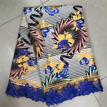 

African Net Lace Fabric High Quality 2019 Latest African Lace Fabric Ankara African Guipure Lace Fabric dress df15-13