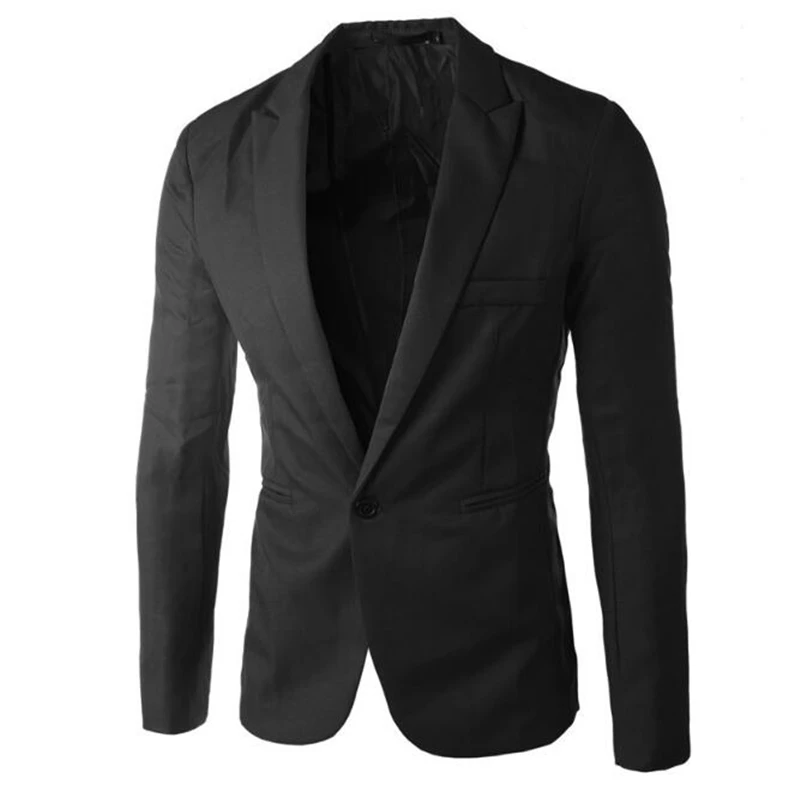 

8 colors 2018 Autumn Men's Blazer suit male Blazer Suits business Slim Fit Jackets Coat Fashionable white/black/grey M-3XL