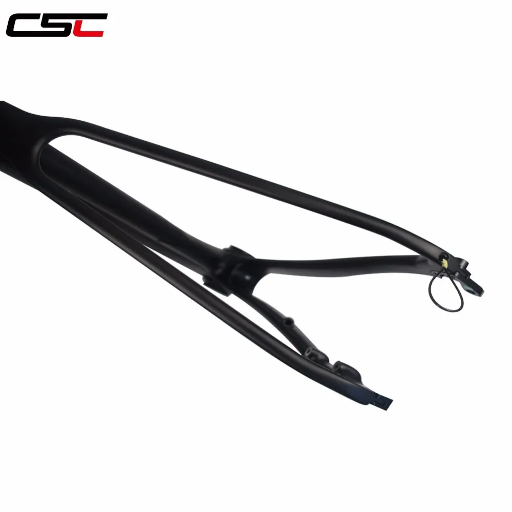 Best CSC 56.5cm Carbon Di2 Bike Frame front QR 12x100mm 15x100mm rear QR 12x142mm thru axle Cyclocross bike Road Frame 3