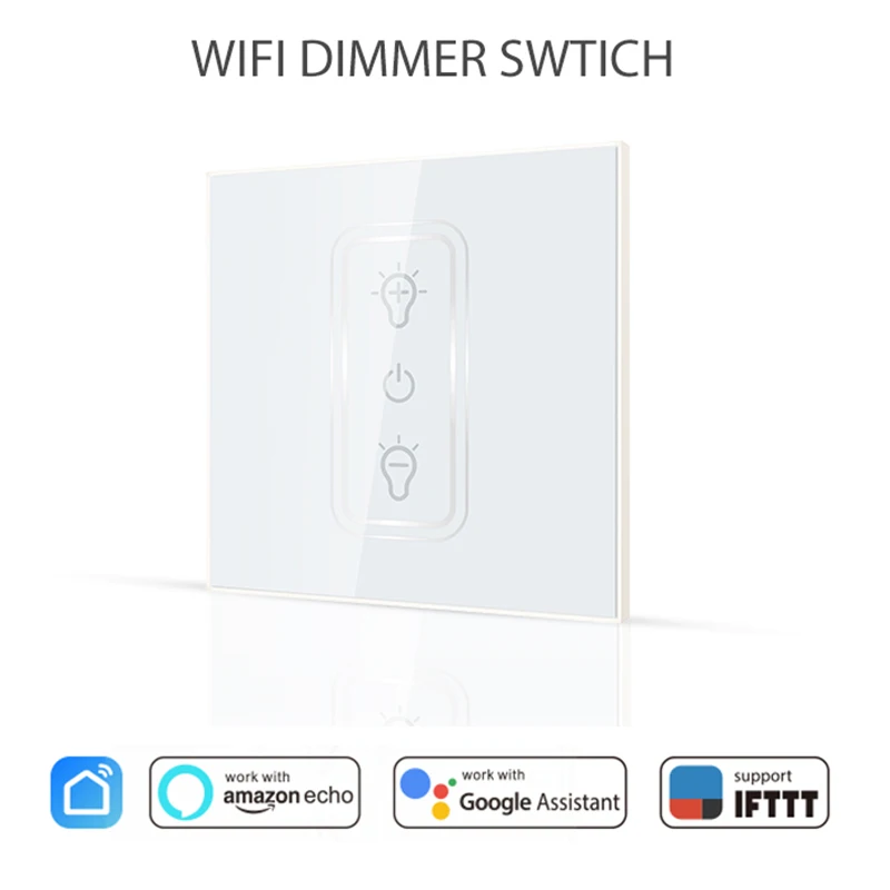 

Wifi Dimmer Switch Smart Touching Light Switch Bulb Dimmer Compatible for Amazon Alexa JDH99
