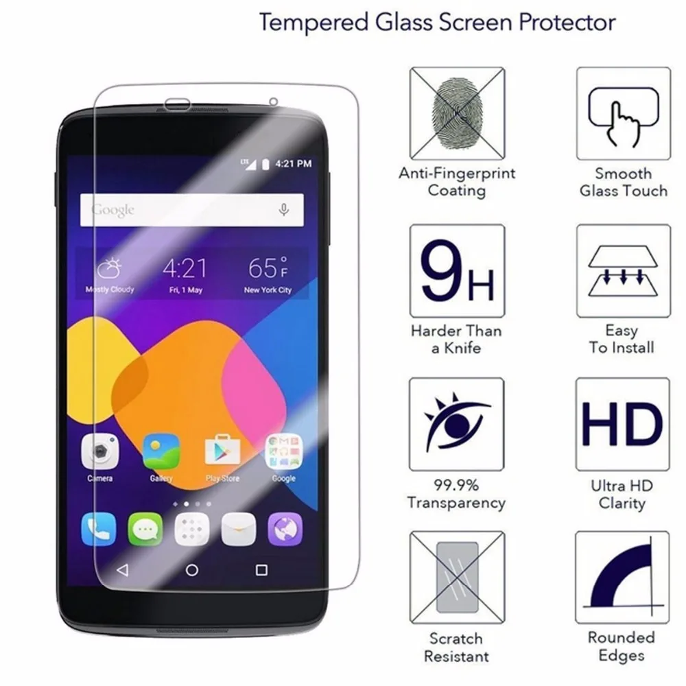 Защитное стекло для Alcatel One Touch idol 4 5 2 дюйма IDOL4S дюйма|screen protector|tempered glass screen protectorglass