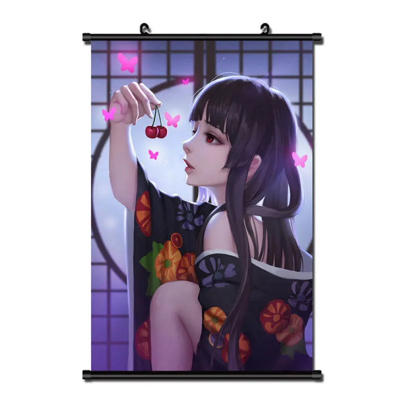 Японское аниме декоративное изображение Hell Girl Jigoku Shojo Enma Ai & ICHIMOKU REN Mikage Yuzuki