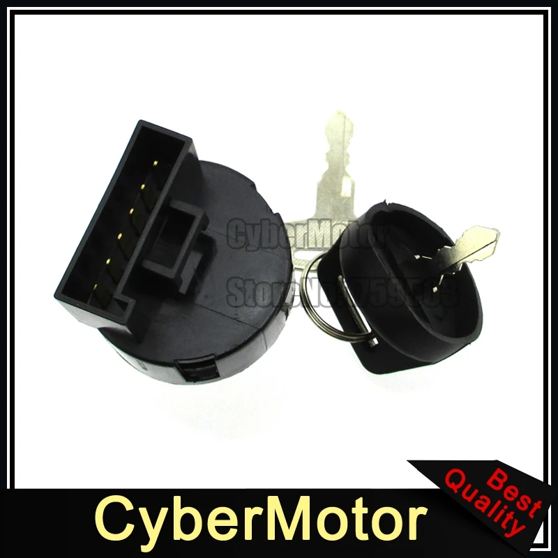 

6 Pin 4 Position Ignition Key Switch For POLARIS RANGER400 4X4 HO MIDSIZE RANGER500 4X4 CREW RANGER800 EFI 4X4