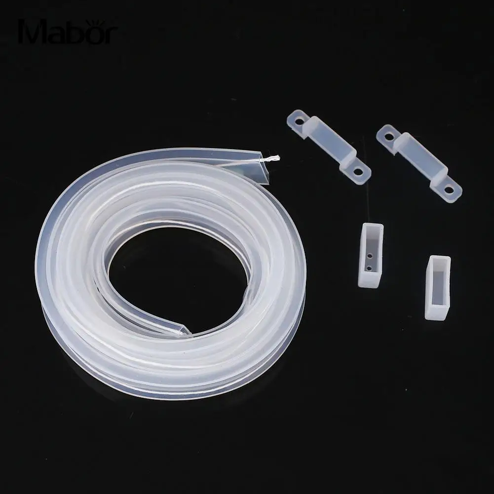 

100CM LED Light Strip Silicon Tube Square Casing Pipe High Transparent