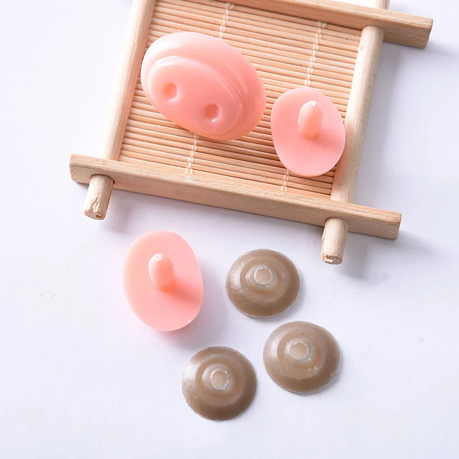 

10pcs/bag Doll Making Pig Nose Safety Nose Plastic Nose Stuffed Toys Snap Animal Scrapbooking Puppet Amigurumi Doll Accessories