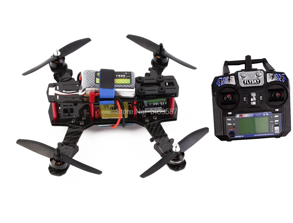 Рамка ZMR250 FS I6/Radiolink AT9 NAZE32 REV6 10DOF 2204 2300kv двигатель 12A Simonk Esc 5030 Prop Combo|emax 12a simonk esc|naze32