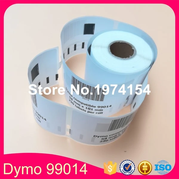 2x rolls DYMO 99014 LABEL WRITER 220 LABELS dymo 99014 9014,etiquette labels 54x101 mmMail name badge Packing Address