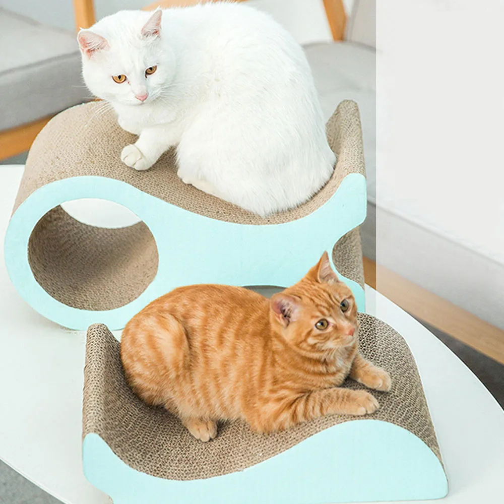 

Cat Scratcher Lounge Cats Kitten Scratcher Scratching Board Interactive Corrugated paper Toy For Pet Cat Training Toy