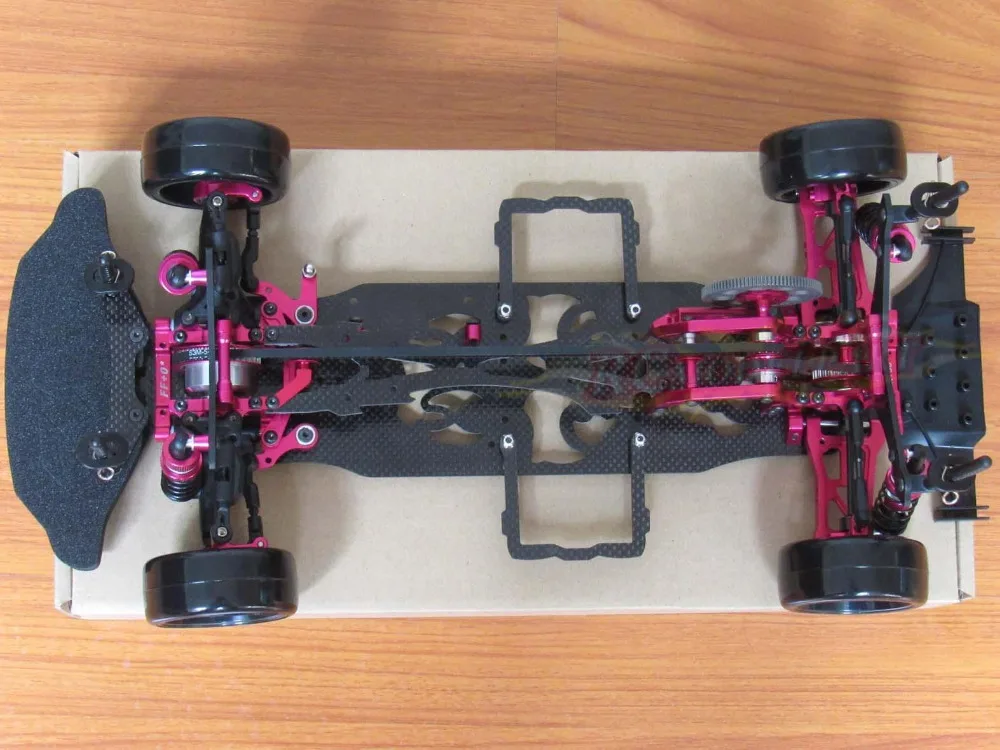 1/10 сплав и углерод SAKURA D4 AWD EP Drift гоночный автомобиль рама кузова Комплект# KIT-D4AWD