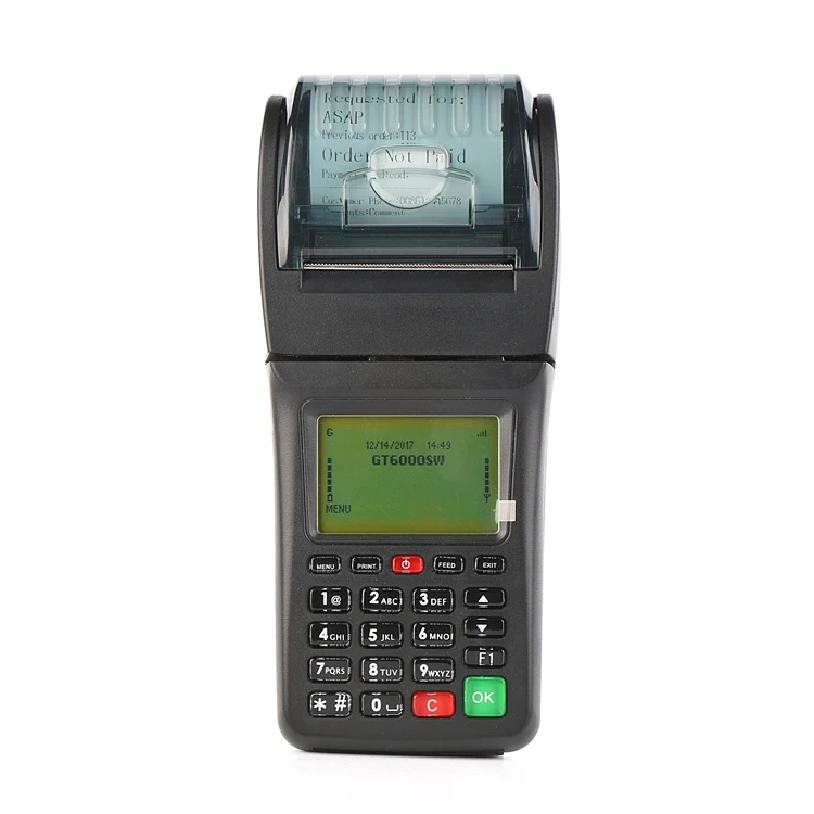 GPRS Handheld POS with Printer Support Customizable Functionsin