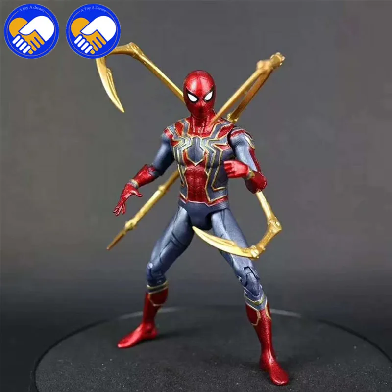 Marvels Avengers 3 Infinity War Hulks Iron Man Spiderman Captain America Antman Falcon Black Panther PVC Action Figure Kids Toys