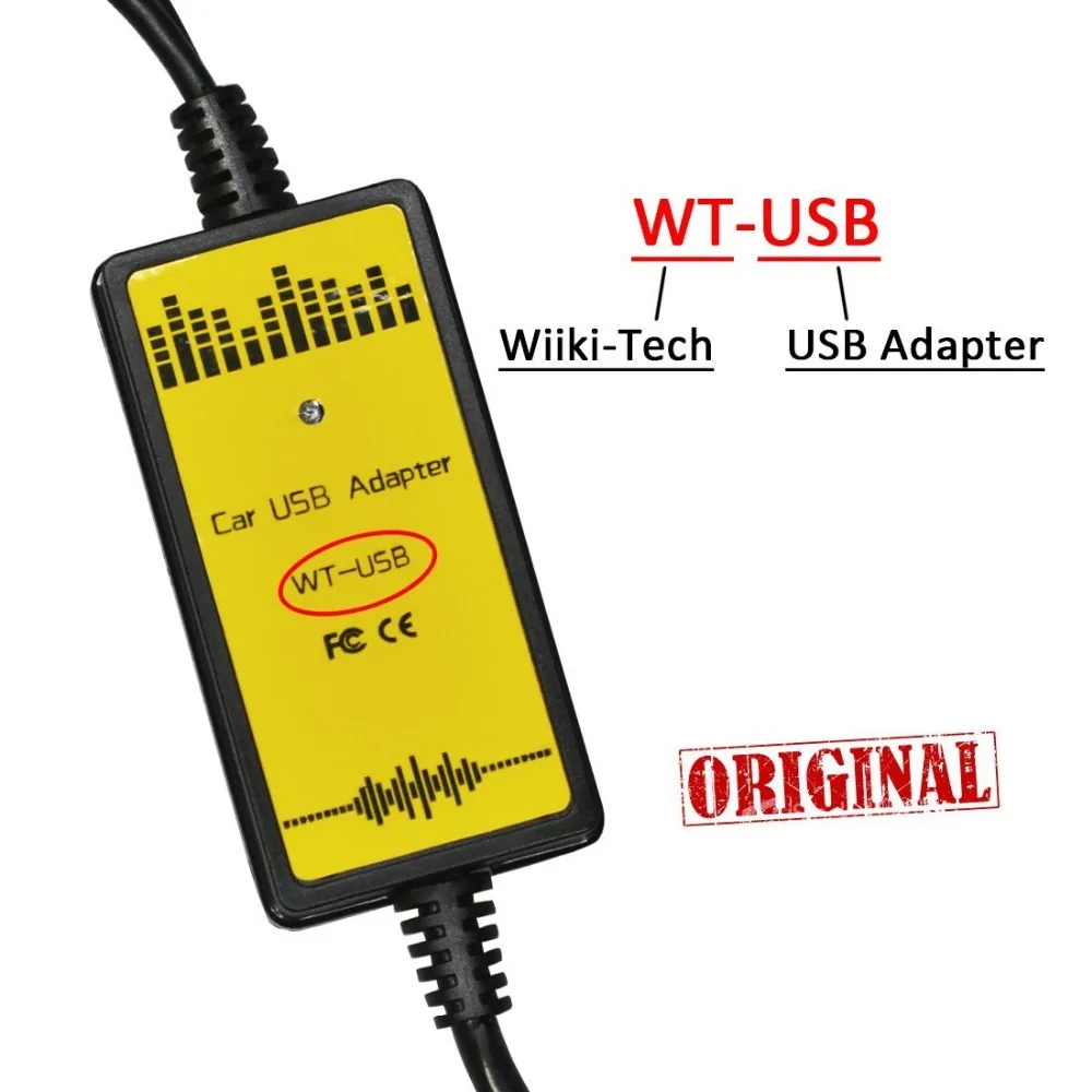  Coche de Radio OEM USB AUX Audio Mp3 adaptador Digital cambiador de CD auxiliar adaptador para Toyo