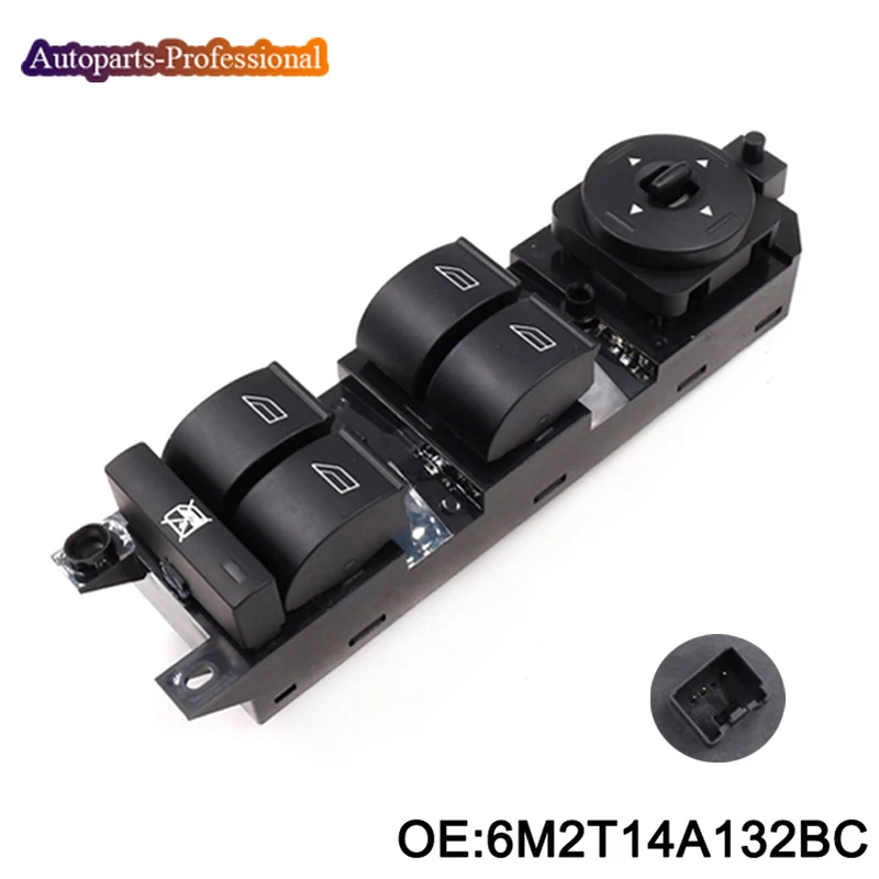 

New High Quality Power Window Switch For Ford Window Master Switch 6M2T14A132BC 6M2T-14A132-BC car accessories